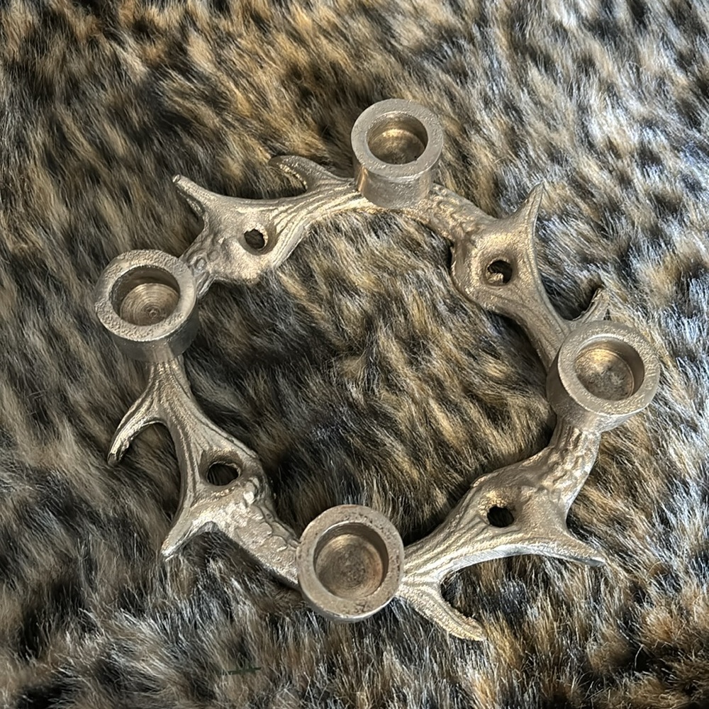 ANTHROPOLOGIE Antler Taper Candleholder